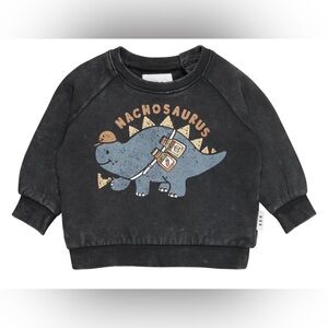 Huxbaby Black Nachosaurus Sweatshirt